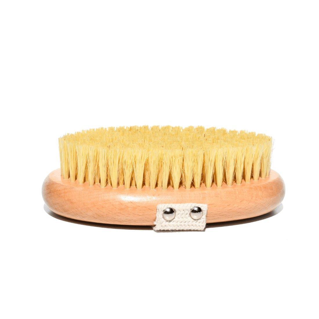 Natural Wood Dry Body Brush - Blue Haven Holistics