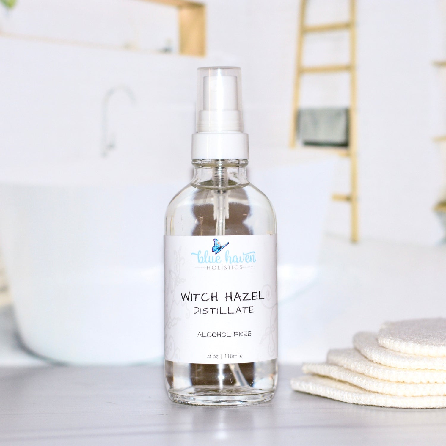 Alcohol Free Witch Hazel Face Toner Blue Haven Holistics