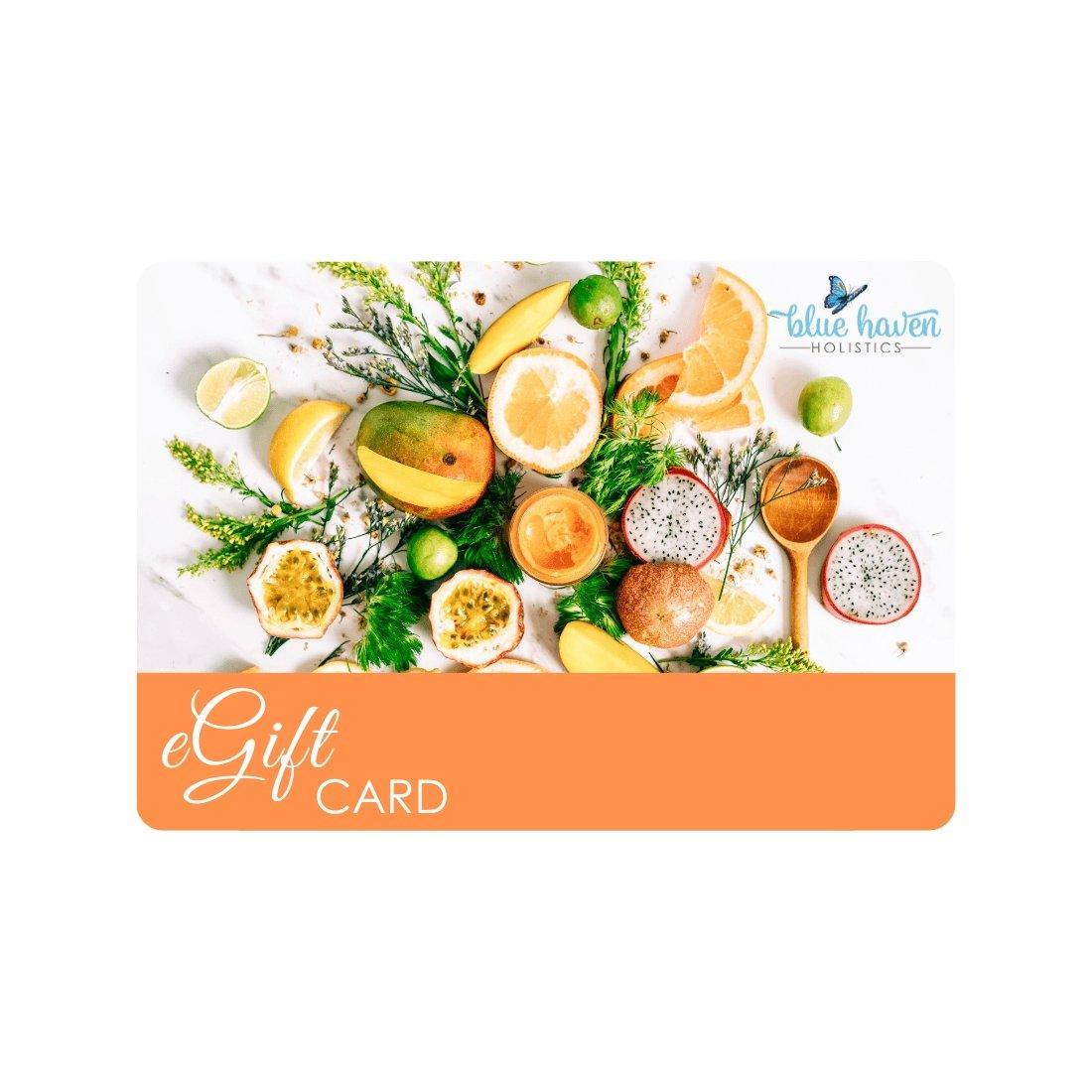 All Natural Skin Care Gift Card - Blue Haven Holistics