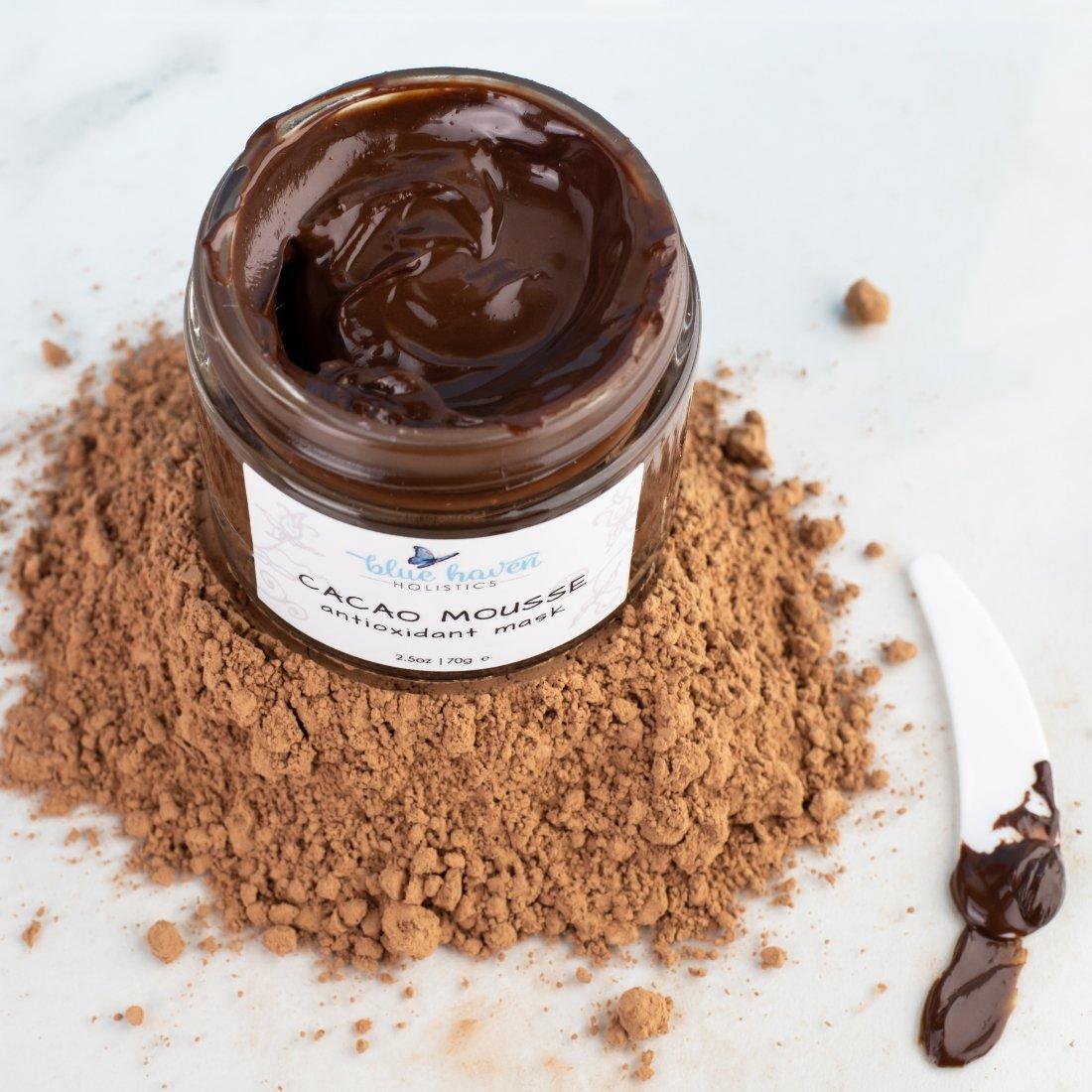 Cacao Mousse Antioxidant Face Mask - Blue Haven Holistics