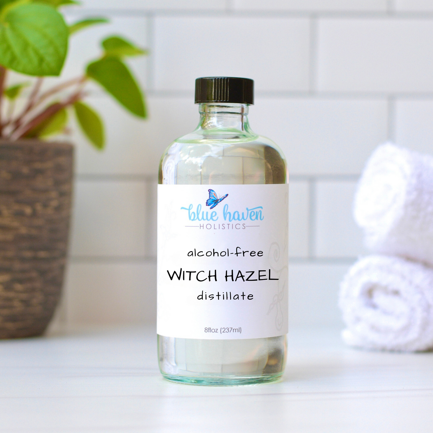 Alcohol Free Witch Hazel Face Toner Blue Haven Holistics